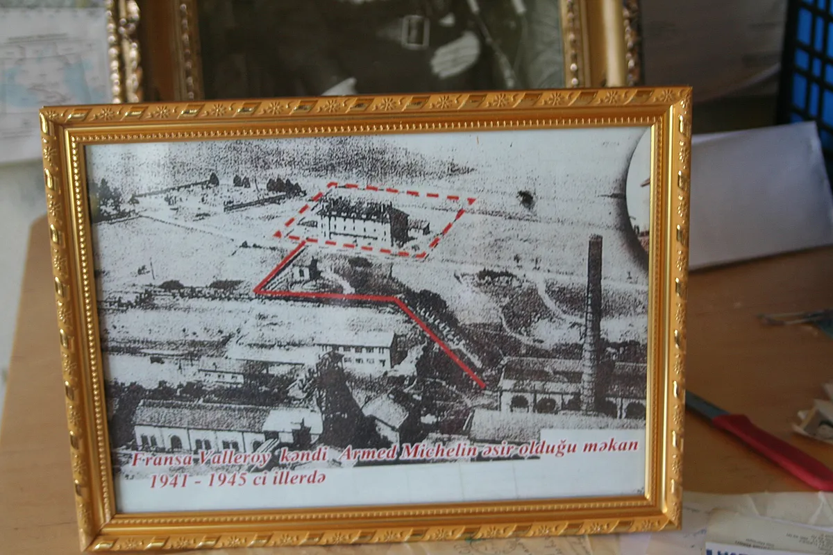 Valleroy əsir düşərgəsinin ev-muzeydəki fotosu